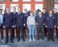 Bild: mmj
Die neugewählte Vorstandschaft der Feuerwehr Stadlern, die unter der Führung von Vorsitzendem Michael Riedl (Zweiter von links) steht. Bürgermeister Gerald Reiter (links) und Stellvertreter Tobias Eckl (rechts) gratulierten zur Wahl und würdigten das Engagement der Wehr.