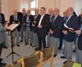 Bild: jr
Der Männergesangverein Konnersreuth unter der Leitung von Josef Rosner umrahmte den Neujahrsempfang.