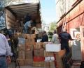 Bild: fr
Tonnenweise Hilfsgüter haben die Aktivisten der "Humanitären Hilfe für die Ukraine aus Bayern" bei ihren Fahrten im Gepäck. Das Foto entstand beim Ausladen der Spenden und Gaben vor einem Obdachlosenheim in der Stadt Rivne.