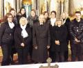 Bild: ll
Pfarrer Georg Braun (Mitte) mit den Mitgliedern des Schmidmühlener Chors "Corde Vobiscum".