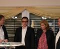 Bild: e
Moderator Stefan Reindl fühlt den CSU-Kandidaten Marco Gräßmann, Elisabeth Kraus und Matthias Rackwitz (von links) auf den Zahn.