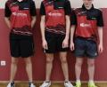 Bild: tob
Die Jungen I gewannen in der Aufstellung Tim Ficht, Hannes Andritzky und Joshua Schertl (von links) den Bezirkspokal auf Verbandsebene. Im Finale bezwangen sie den TV Wackersdorf mit 4:2.