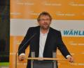 Bild: exb
Hermann Schram, Bürgermeisterkandidat der Freien Wähler, erläuterte, welche Themen er als Rathauschef aufgreifen würde.