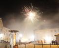 Bild: mfh
Besonders in der Innenstadt konnte man in der Silvesternacht oft nicht sehr weit schauen, so dicht lag der Feinstaubnebel über den Straßen.