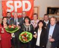 Bild: fz
Die Liste der SPD wird von Stefan Seitz (Fünfter von links) als Bürgermeisterkandidat angeführt.