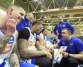 Bild: Büttner, Gerhard
Trainer Roman Lang (rechts) gibt in einer Auszeit wertvolle Tipps: Die Hamm Baskets machten mit Kulmbach kurzen Prozess und festigten mit einem klaren Heimsieg den vierten Tabellenplatz in der Bayernliga Nord.