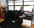 Bild: esa
Ismail Ertug in seinem Büro in Straßburg.