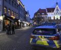 Bild: Petra Hartl
Polizei am Marktplatz Amberg