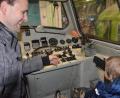 Bild: Kunz
Viele Kinder träumen davon, später, einmal, wie hier auf der V 270, Lokführer zu werden.