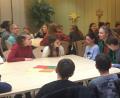 Bild: exb
Die Sternsinger werden für ihre Mühen mit einem gemütlichen Pizzaessen und und einem vergnügten Spieleabend belohnt.