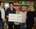 Bild: adj
Von links: Claudia Plödt, Manuela Adam, Edeltraud Tripp, Büchereileiterin Margit Palaschevsky und Inge Pfülb.