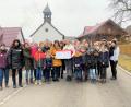 Bild: tu
Die Kinder-Prinzengarde freut sich über die Spende der Frauen-Union.