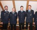 Bild: pi
Kreisbrandmeister und Kommandant Andreas Götz freut sich mit Stefan Frischholz, Markus Woppmann, Hubert Witzl und Alexander Pilfusek (von rechts) über deren erfolgreiches Abschneiden beim Feuerwehr-Fitnessabzeichen.