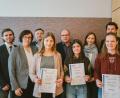 Bild: Kleindienst/exb
Kreissiegerin Diana Banesi (Vierte von rechts) wurde Kreissiegerin. Hanna Hefner (Vierte von links) belegte Platz zwei, Franziska Piehler (vorne, rechts) Platz drei.