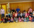 Bild:  Evangelischen Kindergarten/exb
Zahnarzt Dr. Michael Hubrich schaute im Evangelischen Kindergarten vorbei.