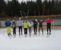 Bild: Kreisjugendring Tirschenreuth/exb
Die Schneeunterlage war zwar nicht groß, aber sie reichte aus, um den Skating-Kurs im Skilanglaufzentrum Silberhütte abzuhalten. 	Bild: Kreisjugendring Tirschenreuth/exb