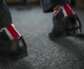Bild: Francisco Seco/dpa
Selbst mit seinen Union-Jack-Socken setzt Nigel Farage, Chef der Brexit-Partei, ein politisches Zeichen. Die Ansichten des vehementen EU-Gegners und Rechtspopulisten teilt der Oberpfälzer Harald Herrle, der seit einem Jahr im Vereinigten Königreich lebt, überhaupt nicht.