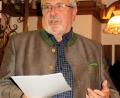 Bild: bsc
Umfassend berichtete Vorsitzender Otmar Zeitler bei der Jahreshauptversammlung der Siedlergemeinschaft Friedenfels über die Aktivitäten in Landes- und Ortsverband.