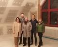 Bild: exb
Ammerthals Bürgermeisterin Alexandra Sitter sieht sich das neue Zuhause des Ammerthaler Heimat- und Kulturvereins im Obergeschoss der Feuerwehr an.
