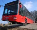 Bild: Alexander Auer
Halb im Feld, halb in der Luft hing dieser Linienbus bei Wolfsegg.