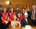 Bild: Hirsch
Bürgermeister Harald Bemmerl (rechts) empfing die Delegation der "Seelania" im Rathaus und ließ sich über das Programm am Faschingswochenende informieren.