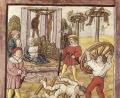 Bild: exb
Im Mittelalter war man fantasiereich: Es wurde gehängt, gerädert und aufs Rad gebunden, wie diese Bild aus der Schriftenreihe des Kriminalmuseums Rothenburg, „Justiz in alter Zeit“, zeigt.