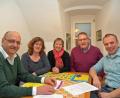 Bild: ANDREAS ROYER
Die Ziele der FDP/FWS stellten (von links) Dr. Martin Pöllath, Andrea Beer, Katrin Franke, Kurt von Klenck und Christian Weiß vor.