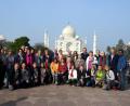 Bild: bk
Die Reisegruppe vor dem Taj Mahal.