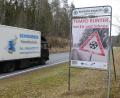 Bild: rn
Für ihre Anliegen wirbt die Verkehrswacht Eschenbach auch auf Plakaten.