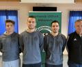 Bild: exb
Landesligist SV Mitterteich meldet drei weitere Vertragsverlängerungen. Von links: David Dobras, Daniel Lauterbach, Kevin Krassa und Sportlicher Leiter Rainer Fachtan.