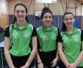 Bild: exb
Lea Wittmann, Eva Wittmann und Antonia Heigl (von links) hatten im Bezirkspokal gegen den TSV Klardorf keine Chance und verloren mit 1:4.