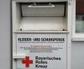Bild: mde
Der Kleider- und Schuhspendecontainer an der Bayreuther Straße beim Rotkreuzhaus in Kemnath.