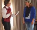 Bild: mez
Einen schweren Stand hatte Quizmasterin Claudia Porst und mit ihrer Kandidatin Christine König (von links).