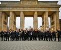 Bild: Oliver Lipfert/exb
Mehrere Märsche präsentierte die Stadtkapelle Mitterteich direkt am Brandenburger Tor.