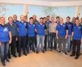 Bild: pi
Anton Haider (Zweiter von rechts) freut sich über die vielen jungen Leute im Führungsteam der DJK Neukirchen.