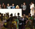 Bild: Karl Schwemmer
Der Kinderchor Ain Karem setzt das Märchen Aschenputtel in einem Sketch in Szene.