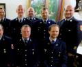 Bild: le
Bei der Feuerwehr Bergnetsreuth bricht mit dem neuen Vorstand (sitzend von links: Schriftführer Manfred Bock, 2. Vorsitzender Thomas Bock, 1. Vorsitzender Harald Kick und Kassier Josef Lindner) eine neue Ära an.