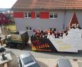 Bild: fvo
Landjugend mit besonderen Faschingswagen bei der Probefahrt