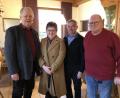 Bild: njn
Die Vorstandsmitglieder der SPD-Arbeitsgemeinschaft 60plus mit (von links) Landtagsabgeordnetem a.D. Reinhold Strobl, Bezirksrätin Brigitte Scharf, Helmut Fasler und Xaver Bräu.
