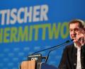 Bild: Peter Kneffel
Markus Söder, CSU-Vorsitzender und Ministerpräsident aus Bayern spricht beim Politischen Aschermittwoch der CSU.