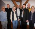 Bild: kro
Das neu gewählte Vorstandsteam der Aktion Solidarität (von links) mit Herbert Bock, Stadtpfarrer Georg Flierl, Christiane Eschenbeck, Werner Fritsch, Vorsitzenden Karl Mehler, Günter Kopf, Monika Seidel und Bürgermeister Franz Stahl.