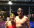 Bild: exb
Nicole Maderer und Helmut Graf teilten sich zehn Kilometer beim Langstreckenschwimmen in Nürnberg.