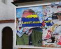 Bild: exb
Vandalismus an Wahlplakaten in Wiesau.