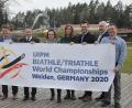 Bild: Kunz
Freuen sich auf die Weltmeisterschaft: v.l. Pierre Jander, Bejamin Zeitler, Jens Meyer, Ilona Forster, Laura Weber, Christoph Skutella, Reinhard Meier und Ali Zant.