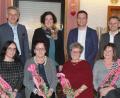 Bild: soj
Das Jubiläum der Ebnather Frauen-Union feierten (vorne, von links) Kerstin Lichteblau, FU-Vorsitzende Petra Becher, Angelika Rubenbauer, Renate Kuhbandner, (hinten, von links) stellvertretender Landrat Roland Grillmeier, FU-Kreisvorsitzende Tina Zeitler, CSU-Vorsitzender Wolfgang Söllner, CSU-Kreisvorsitzender und Landtagsabgeordneter Tobias Reiß.