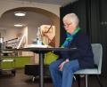 Bild: sbt
Paula Paulus las in der Amberger Stadtbibliothek aus ihrem Roman "Bayrisch Bossing".