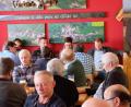 Bild: wlr
Gerhard List und sein Team waren sehr angetan vom großen Interesse der Bürgerinnen und Bürger aus den Gründörfern, beim politischen Frühschoppen im Hannesgrüner Feuerwehrhaus.
