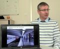 Bild: Wolfgang Steinbacher
Franz Badura erzählt bei einem Termin in der Redaktion von seinen Ideen für den Amberger Bahnhof.