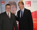 Bild: ibj
Gemeinsam stellten SPD-Bürgermeisterkandidat Daniel Weidner und Landratskandidat Michael Rischke (von links) ihr Wahlprogramm vor.
