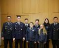 Bild: flm
Die neue Führung der Jugendfeuerwehr Waldsassen mit (von links) Kommandant Tobias Tippmann, Schülerwart Georg Mayer, Timo Saller, Leopold Tippmann, Gruppensprecher Christian Urbanek, Milena Hauer, Vanessa Röckl und Jugendwart Felix Kubitschek.